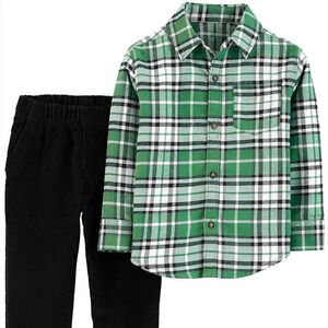 Carter's Boys' 2-Piece Long Sleeve Top and Pants Set in Size 2T